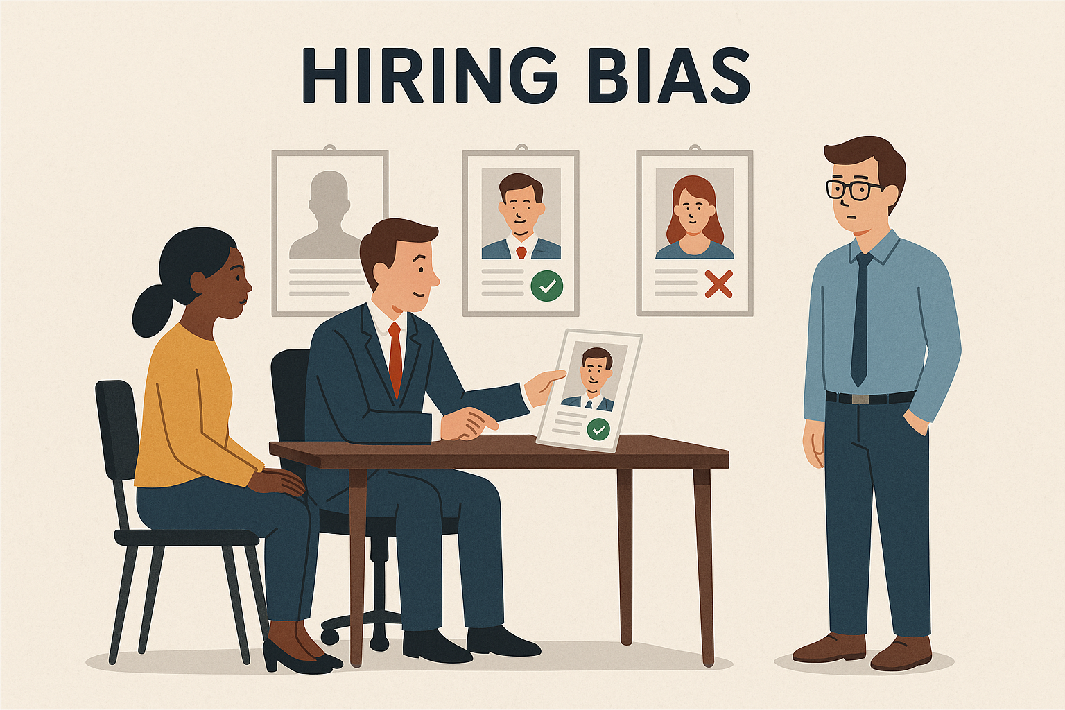 AI in Hiring: Bias in Algorithms (image credits: wikimedia)