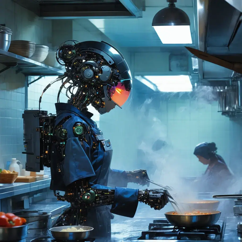 The Unmatched Advantages of Robot Chefs (image credits: wikimedia)