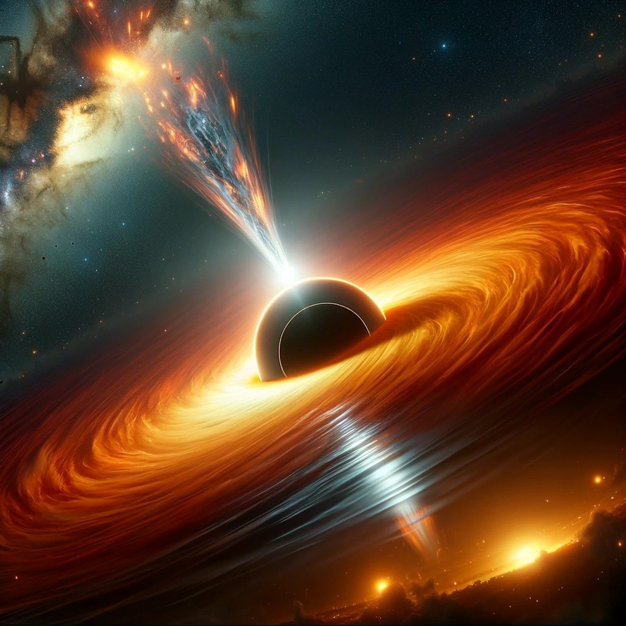 Supermassive Black Holes: Galactic Giants (image credits: pixabay)