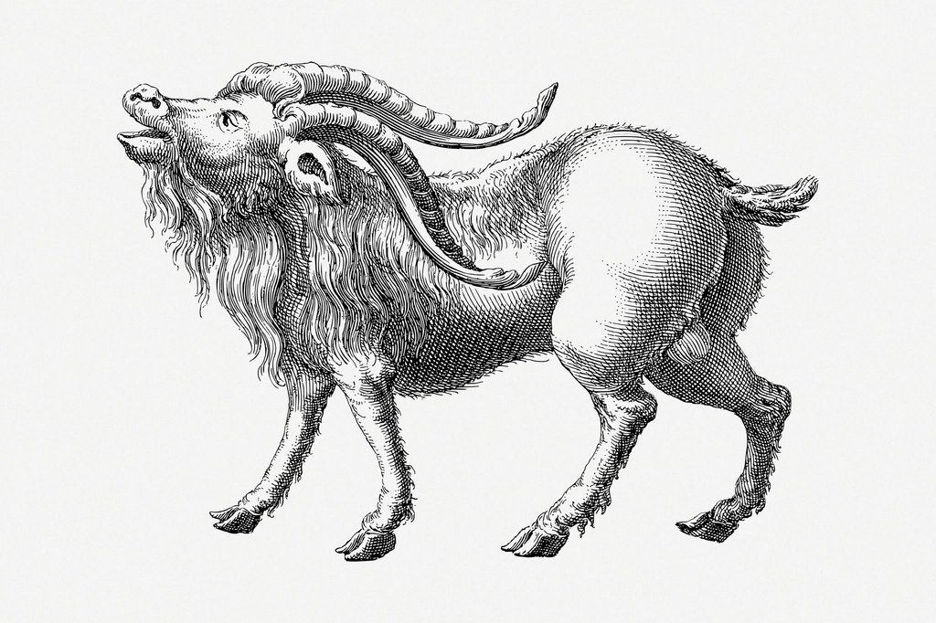 Capricorn: Mountain Goat Reaches New Heights (image credits: rawpixel)