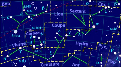 Hydra the Water Snake, the longest constellation