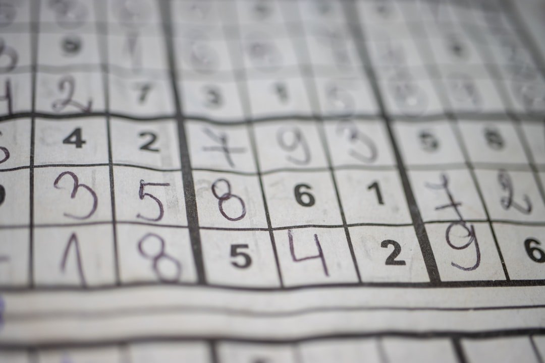 Game 3: Number Puzzles Including Sudoku (Image Credits: Unsplash)