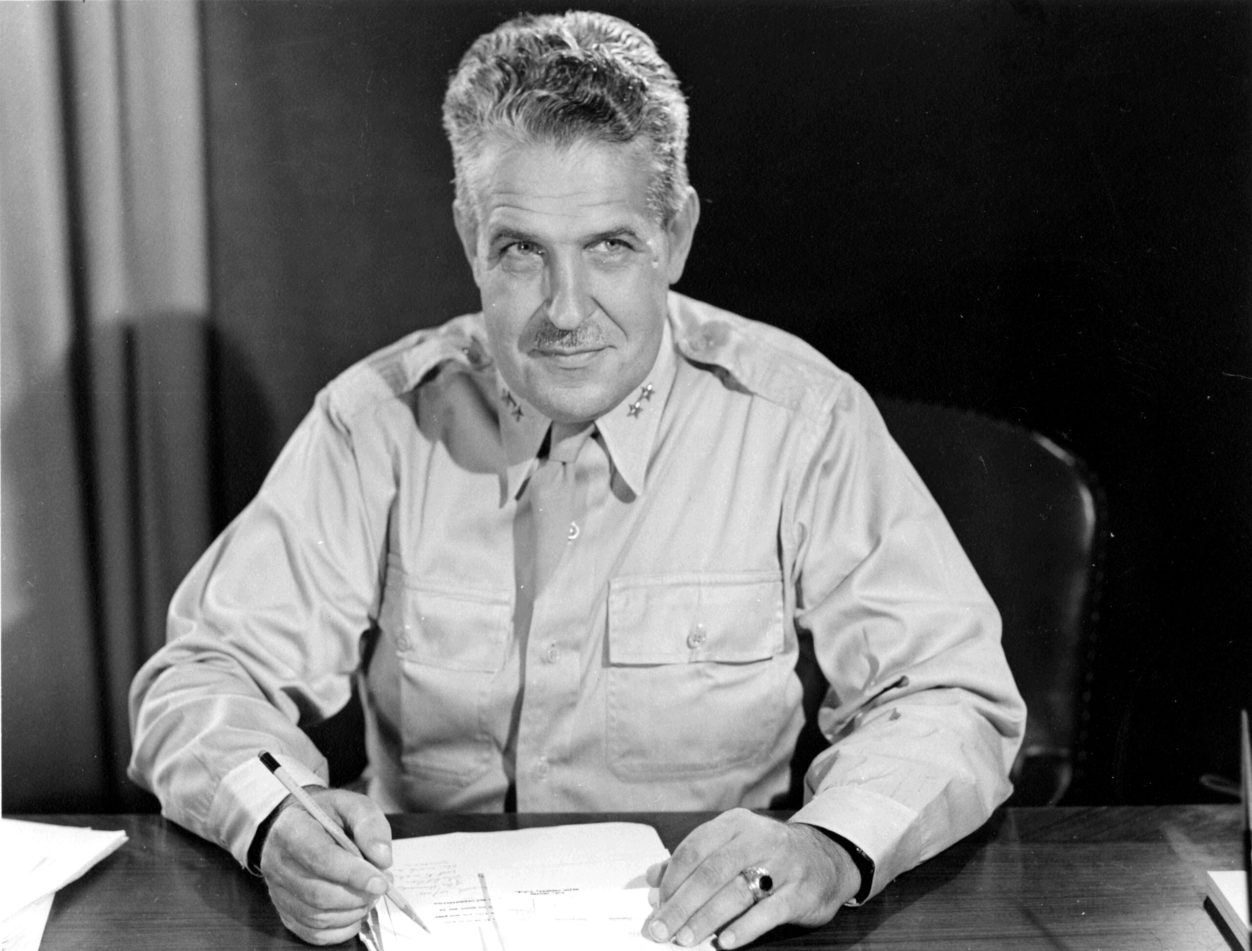 The Architect of Secrecy: General Leslie Groves (Lieutenant General Leslie Richard Groves Jr. Large Format, Public domain)