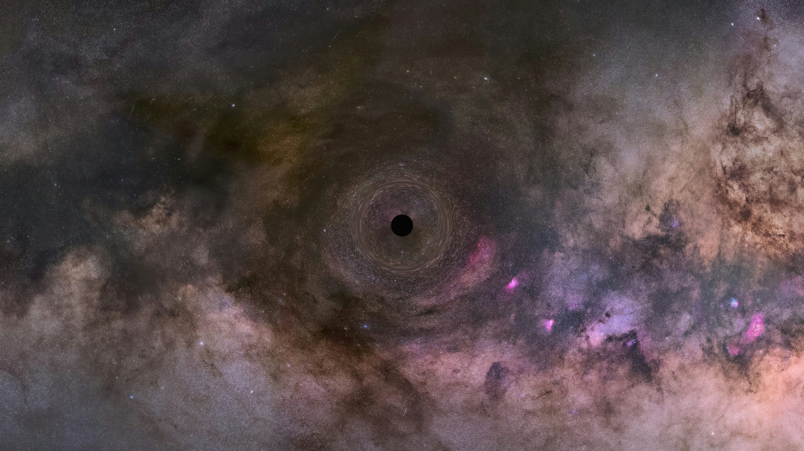 Astronomers Discover Massive Hidden Structures Pointing Straight At Milky Way Black Hole