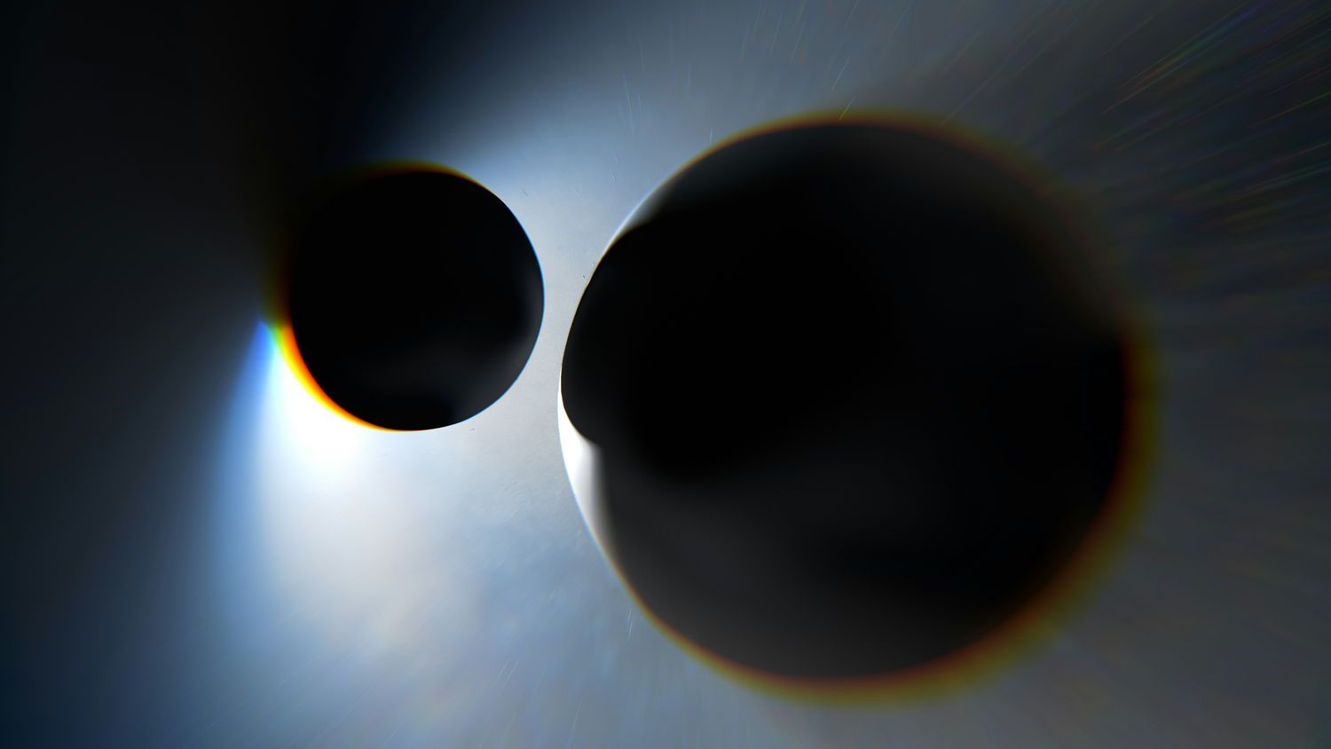 These monster black holes did not form the usual way—their history of violence is written into spacetime ripples