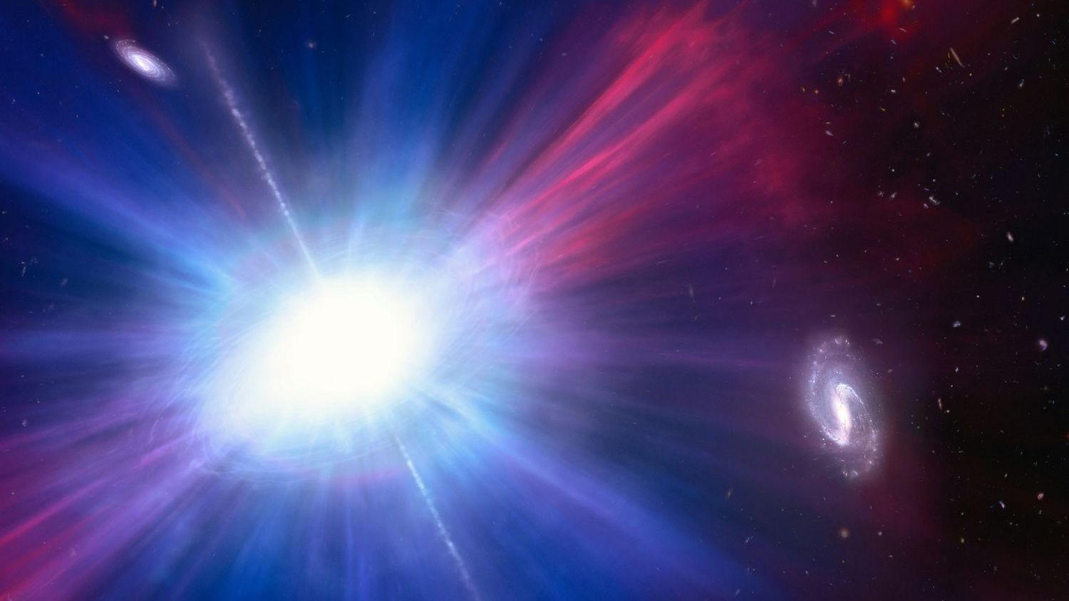 Black holes slamming into scorching stars may be causing mysterious blue flashes in the cosmos