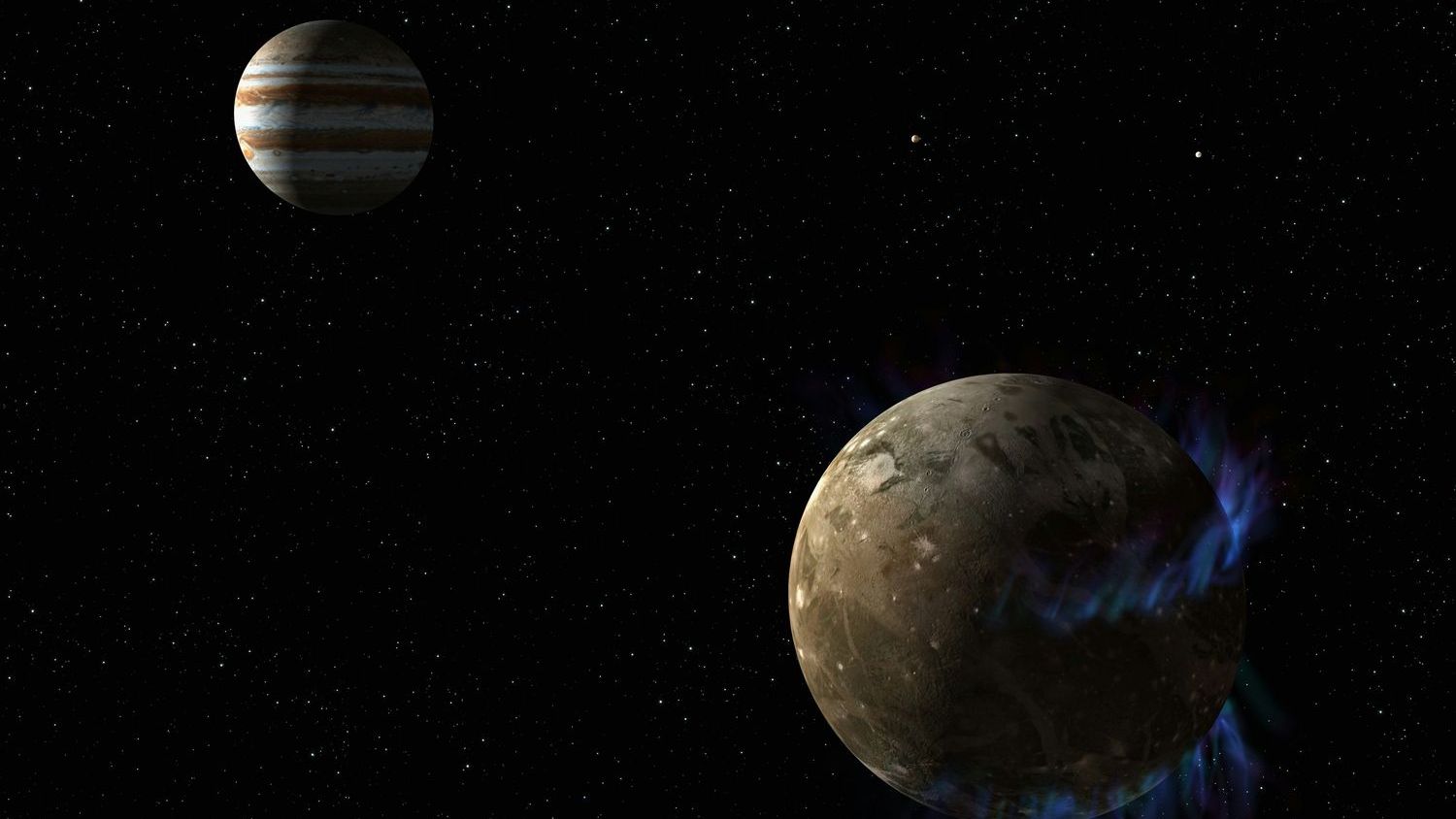 Study identifies geysers the JUICE mission could explore on Ganymede